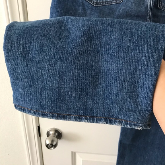 Madewell Curvy Slim Wide Leg Jeans Newington Wash Size 28 - Picture 7 of 10